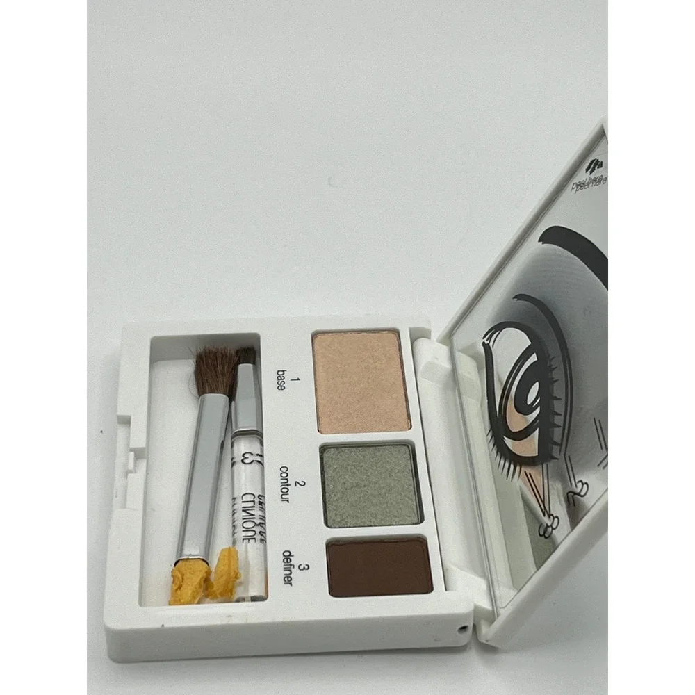 Clinique Colour Surge Eye Shadow Trio Daybreak Sparkling Sage Sable Palette